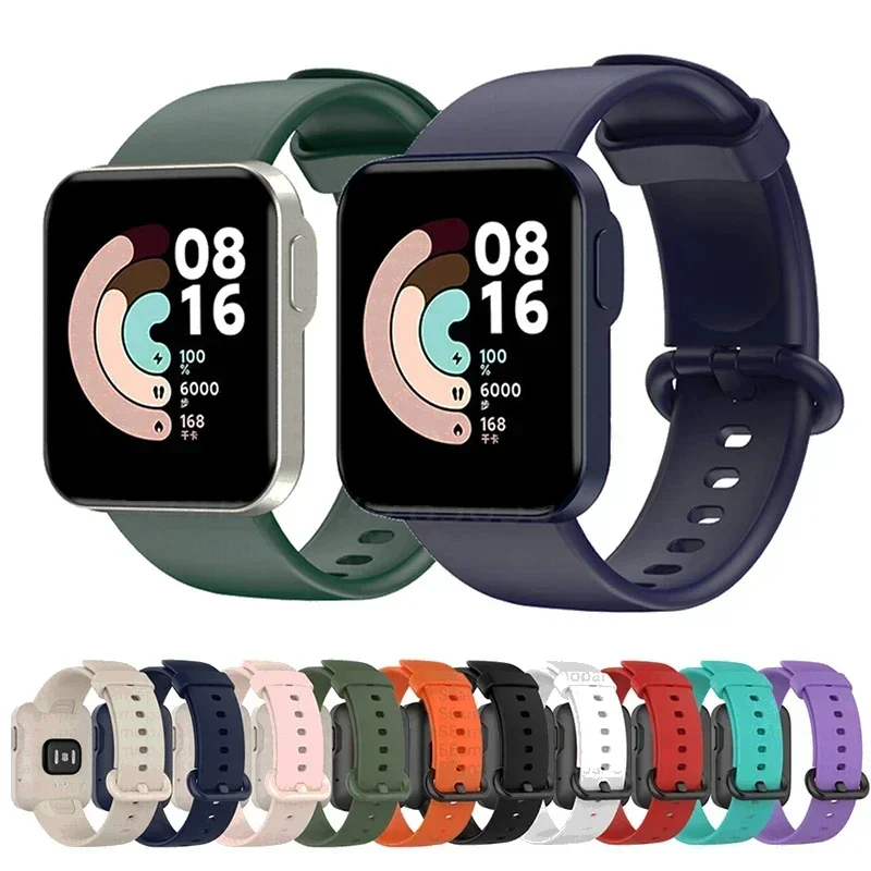 Siliconen bandje voor xiaomi mi watch 2 lite, wereldwijde versie, vervangend horlogebandje voor mi watch lite en redmi watch 2/1 .