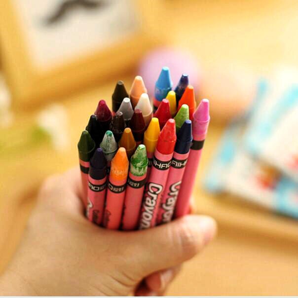 12 colors/set Painting Wax Caryon Oil Pencil Students Children's Birthday School Stationery Non-toxic Graffiti Pen