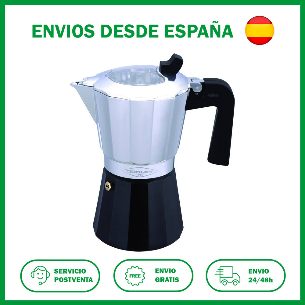 Cafetera Aluminio Induccion Oroley 12 Tazas