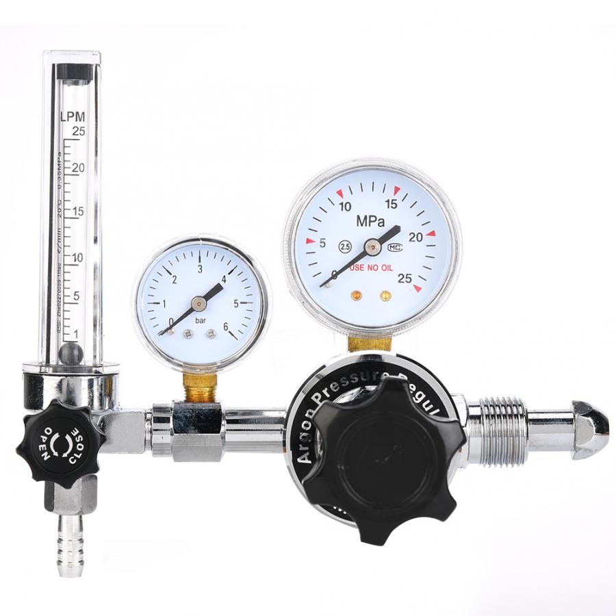 Argon Gas Regulator Pressure Reducer G5/8 CGA580 Outlet Adjustable Pressure Gas Pressure Measurement
