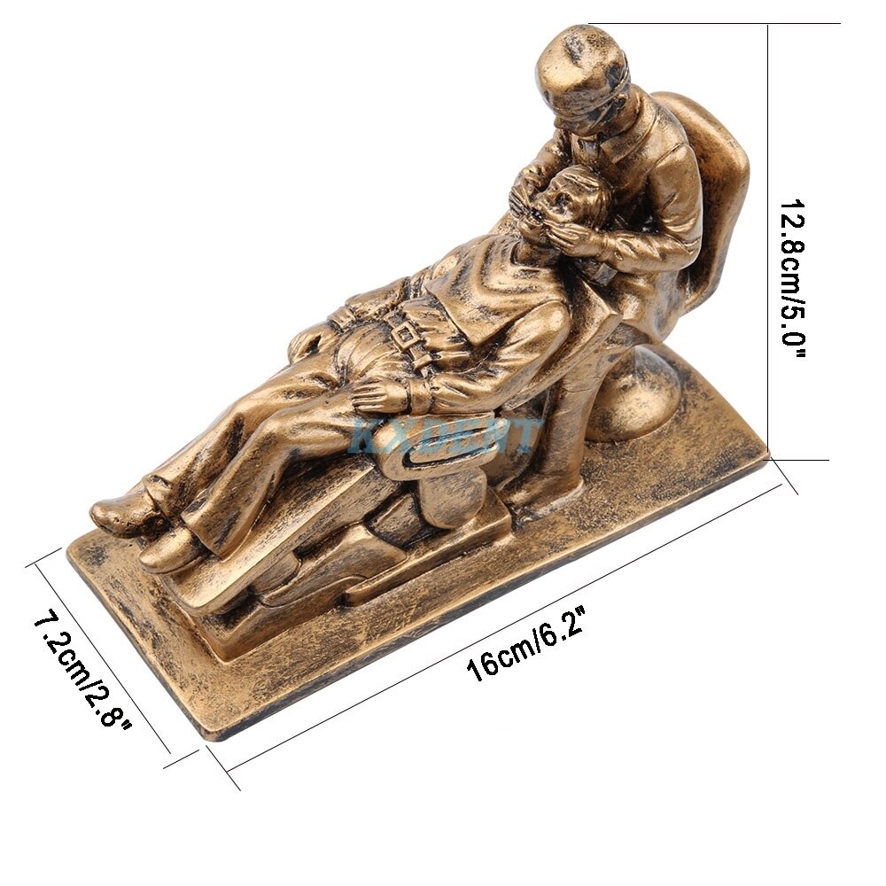 1 stücke Zahnmedizin Klinik Schreibtisch Dekoration Zahnarzt Harz Zahn Skulptur Ornamente Artcrafts Figuren Zahnmedizin