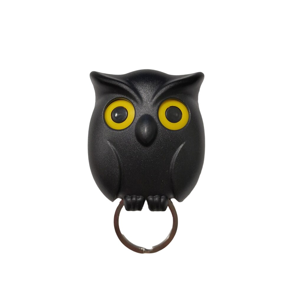 1PCS Night Owl Black White Brown Magnetic Wall Key Holder Magnets Keep Keychains Key Hanger Hook Hanging Key It Will Open Eyes: A