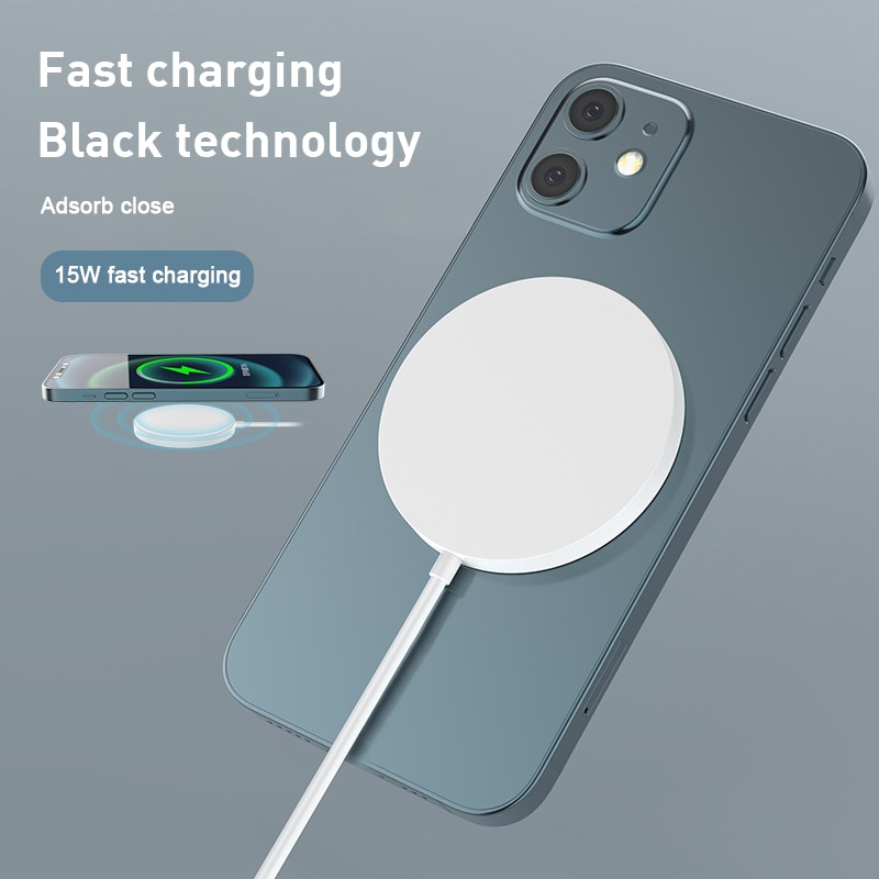Magnetische 15W Drahtlose Ladegerät Schnelle Ladung Schnell PD 20W uns UK EU Stecker Drahtlose Ladegerät Für IPhone 12 Profi Max Mini Für Magsafing