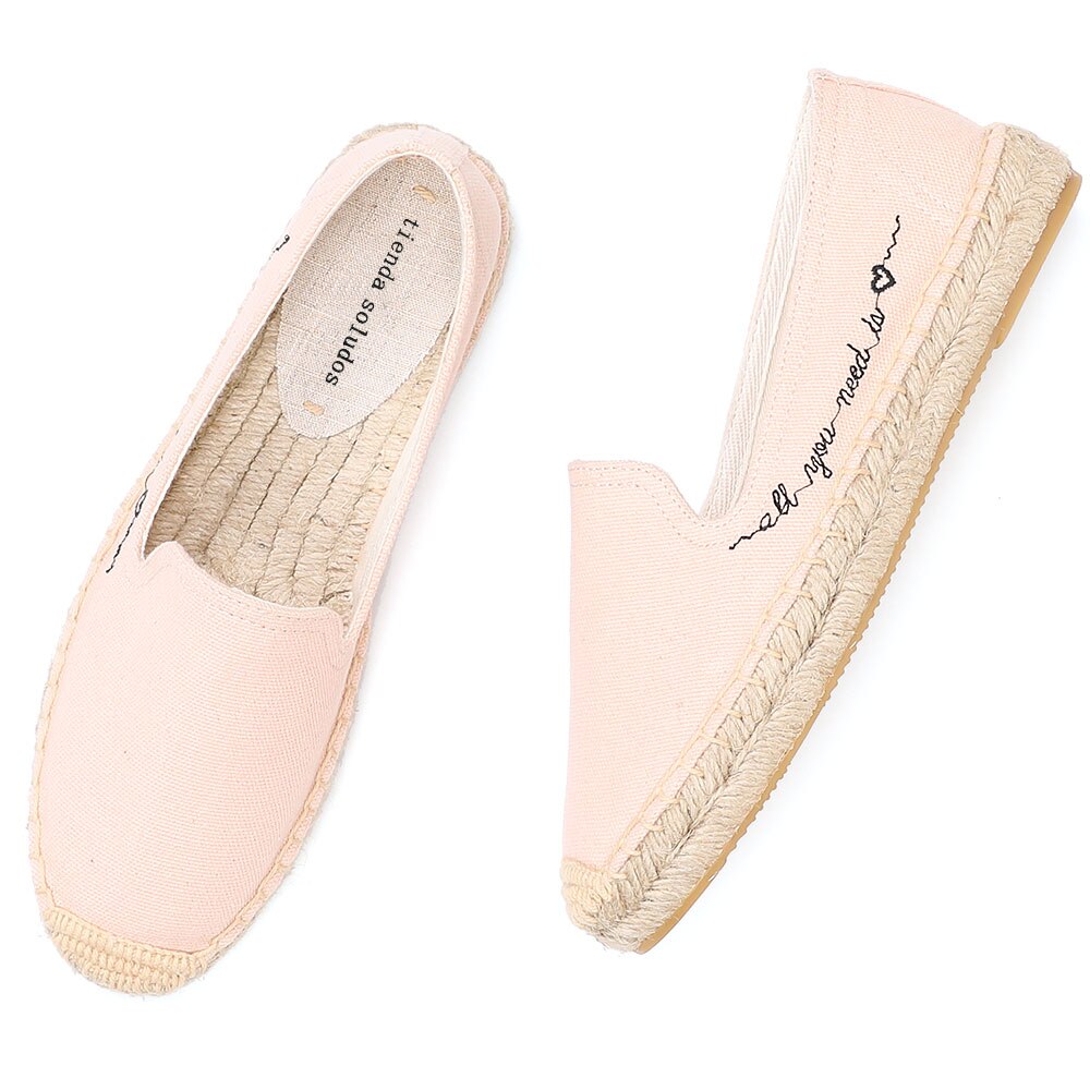 tienda soludos Espadrilles Flats Shoes Woman Lightweight Breathable Flat Ladies Fisherman Leisure Soft Comfortable Lazy