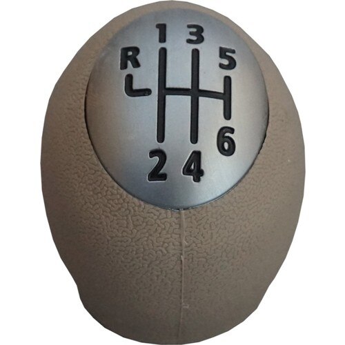 Pommeau de levier de vitesses Renault Megane 3, 6 vitesses, Fluence, Laguna ,Scenic, couleur chrome beige