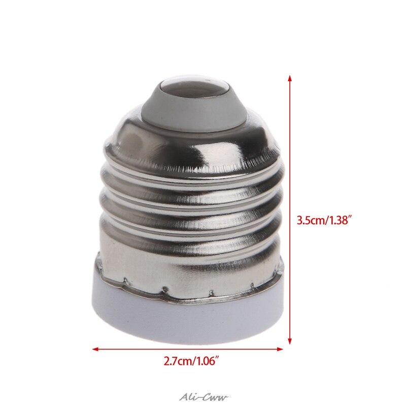 Popular E27 to E17 Socket Base LED Halogen CFL Light Bulb Lamp Adapter Converter Holder