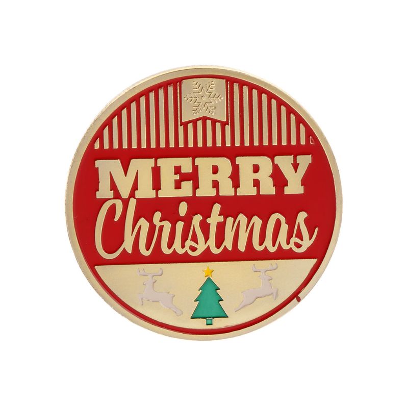 Christmas Commemorative Coin Santa Claus Souvenir Year Crafts Nov-11A