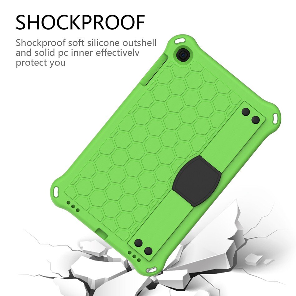 Coque de protection intégrale antichoc pour tablette et Samsung, support EVA pour Galaxy Tab A 10.1 et SM T510 T515