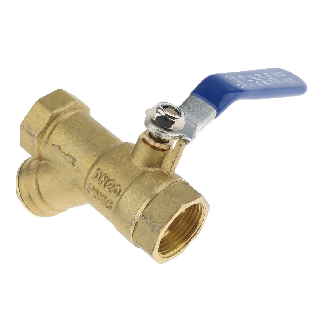 Effen Y Type Messing Zeef Filter Kogelkraan 3/4 Inch DN20 Vrouwelijke Draad Reparatie Accessoires Voor Water Olie