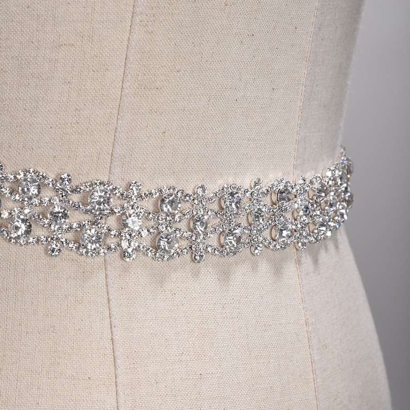 Cinturones de boda de cristal, muestras reales, hechos a mano, de satén, diamantes de imitación, cintas nupciales, fajas, accesorios de boda, cinturones