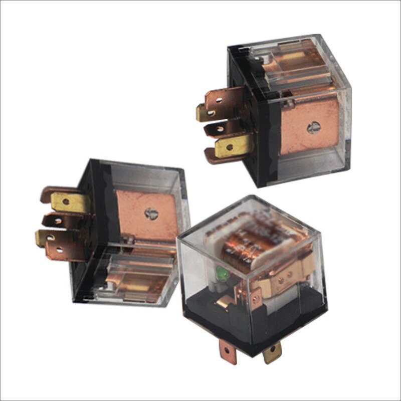 80A transparent double contact automotive relay automotive relay high power waterproof safety and practical application for most