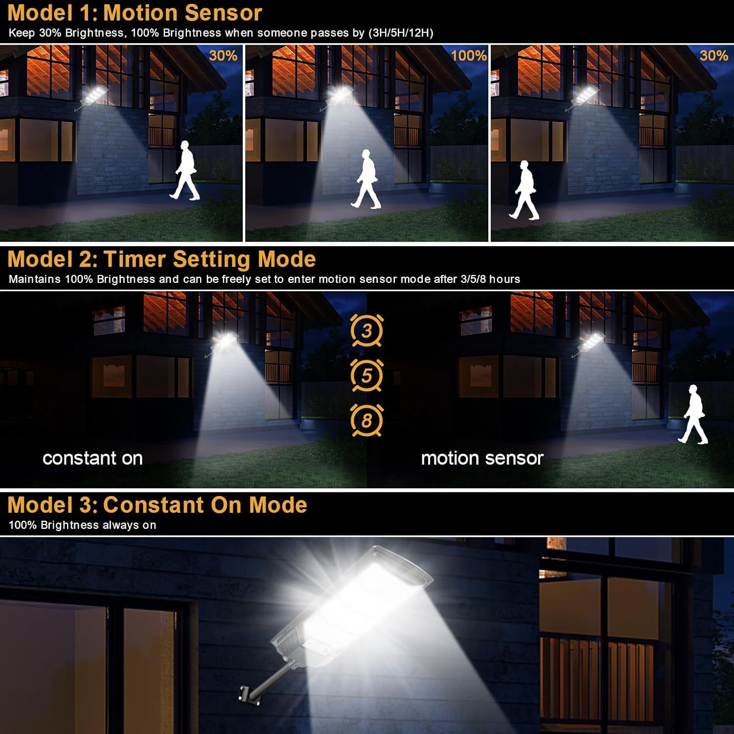 6000000lm krachtige led-lampen op zonne-energie 1200w buitenlamp op zonne-energie met bewegingssensor, waterdichte tuinlamp op zonne-energie, straatlantaarn.