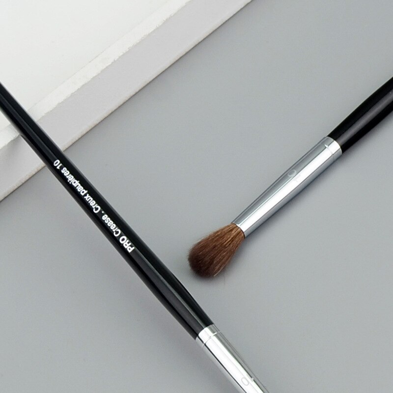 10 # Oogschaduw Vouw Make-Up Kwasten Professionele Oogschaduw Blending Make Up Borstel Zachte Geitenhaar Synthetische Cosmetische Brush Tool