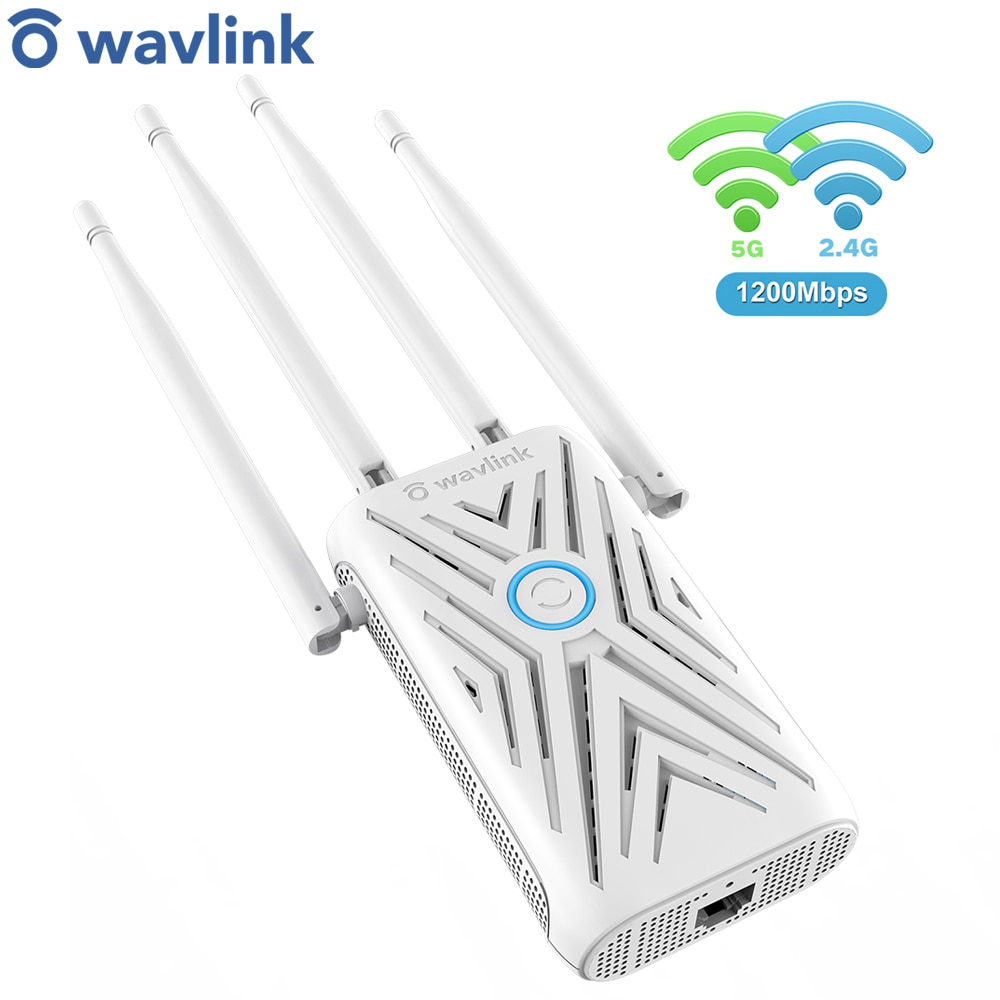 1200Mbps 2.4G 5G Dual Band Wifi Ap/Repeater Draadloze Wi-fi Lange Range Extender Wifi Booster 802.11ac 4x5dBi Externe Antennes