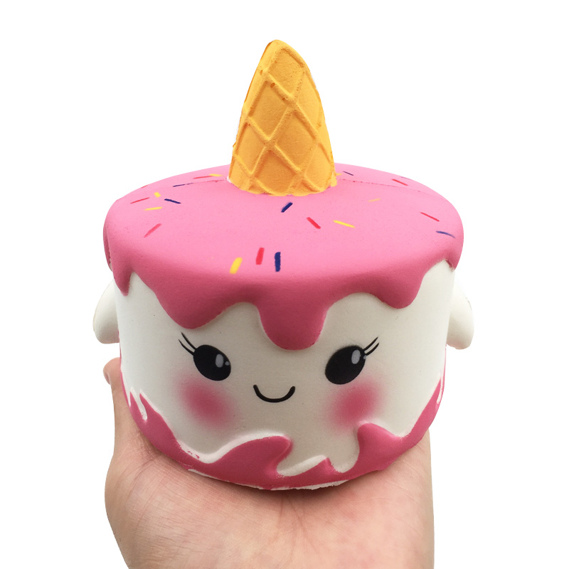 Kawaii Squishy PU Foam Scented Soft Cake Bread Strawberry Unicorn Slow Rising Cute Squishies Squeeze Toys For Kids
