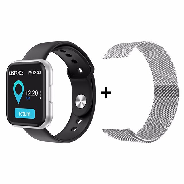 T88 Smart Bracelet with Pressure Measurement Cardio Bracelet Heart Rate Monitor Wristband Fitness Tracker Waterproof Smart Band: I
