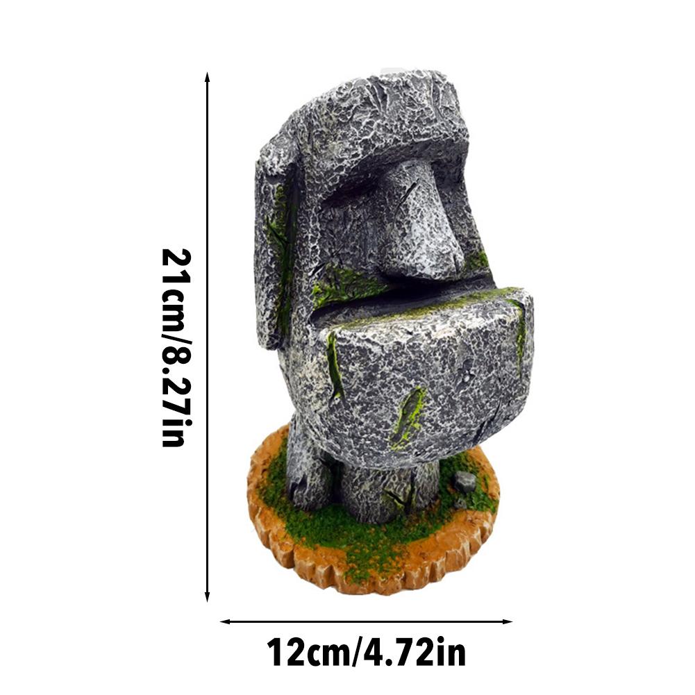 Île de pâques Moai stylo support de rangement crayon Pot de fleur respectueux de l'environnement bureau chambre décoration de bureau