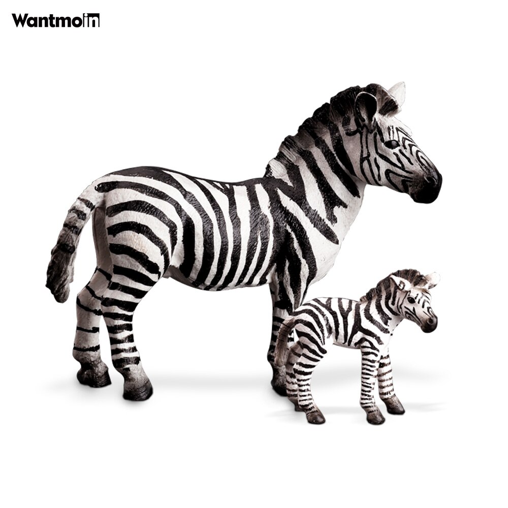 Wild Animals Model Family with Kangaroo Hippo Rhino Tiger Zebra/Realistic Wildlife Collection action figure for kids