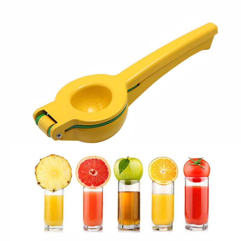 Lemon Squeezer Hand Held Juicer Double Bowl Metal Lemon Lime Squeezer Manual Orange Citrus Press Juicer Squeeze Kitchen Tools U3
