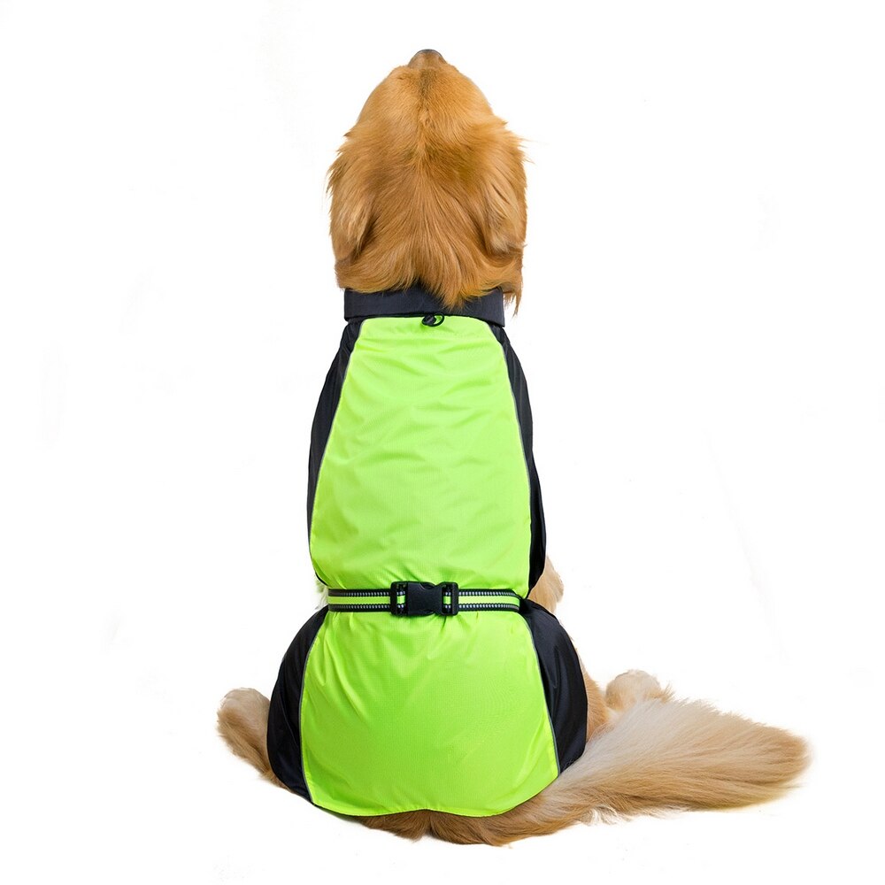 Płaszcz przeciwdeszczowy dużego psa odzież dla zwierząt można prać w pralce wodoodporna tkanina kurtka przeciwdeszczowa dla zwierząt oddychająca nadaje się na średnie duże psy kurtki: 5XL