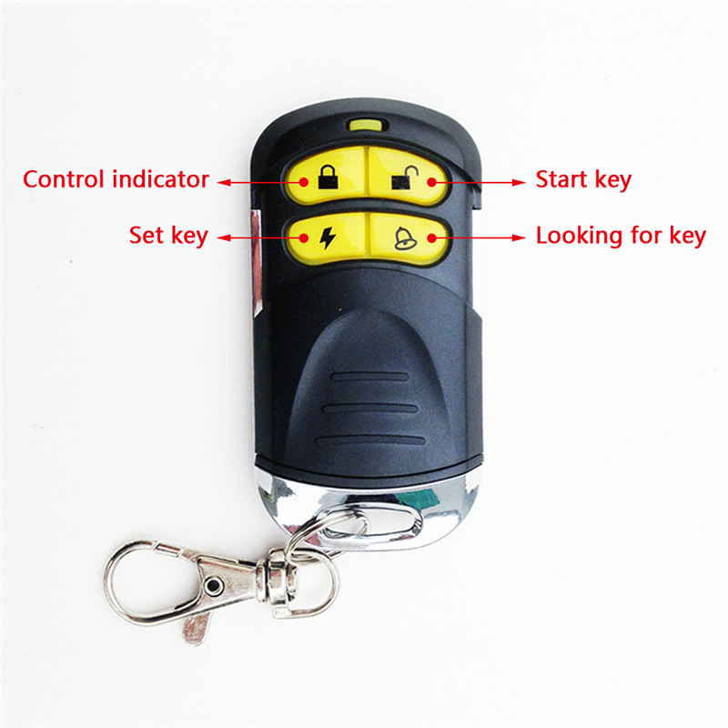 12V Motorcycle Bike Anti-theft Security Alarm System Scooter 125db Remote Control Key Shell Motorcycle Speakers Bike Alarm