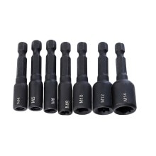 M6-M14 Firmer Screw Tap Socket Adapter Holder Extension Bar 1/4 Inch Hex Shank Screw Tap Tapping Chuck For Power Drill tools