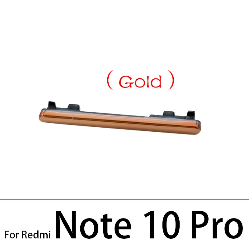 Dla Xiaomi Redmi Note 9S boczny przycisk głośności + włącznik/wyłącznik boczny zestaw dla Xiaomi Redmi Note 10 Pro boczny przycisk głośności