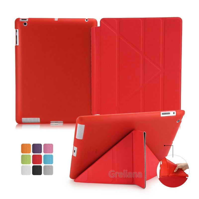 Case For iPad 2 3 4 Model A1395 A1396 A1397 A1416 A1430 A1403 A1458 A1459 A1460 Smart Auto sleep Flip Stand Cover For iPad Cases