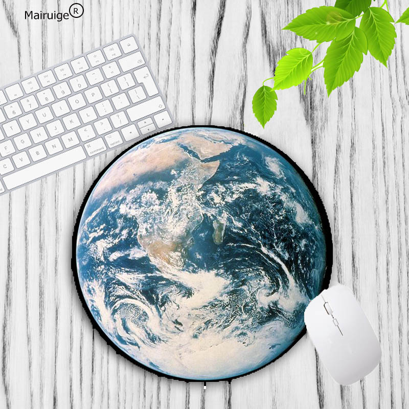 MRGBEST Earth Lunar Planet Carpet Desk Mat Pc Accessories Office Mouse Pad Table Cushion Mouse Mat Pad on The Table Keyboard Pad: Blue