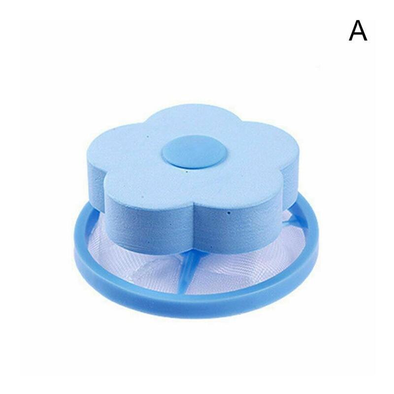 1pcs Washing Machine Hair Remover Durable Washing Machine Filter Sponge Bag Filter Cleaning Clothing Floating Hair Y6P8: A