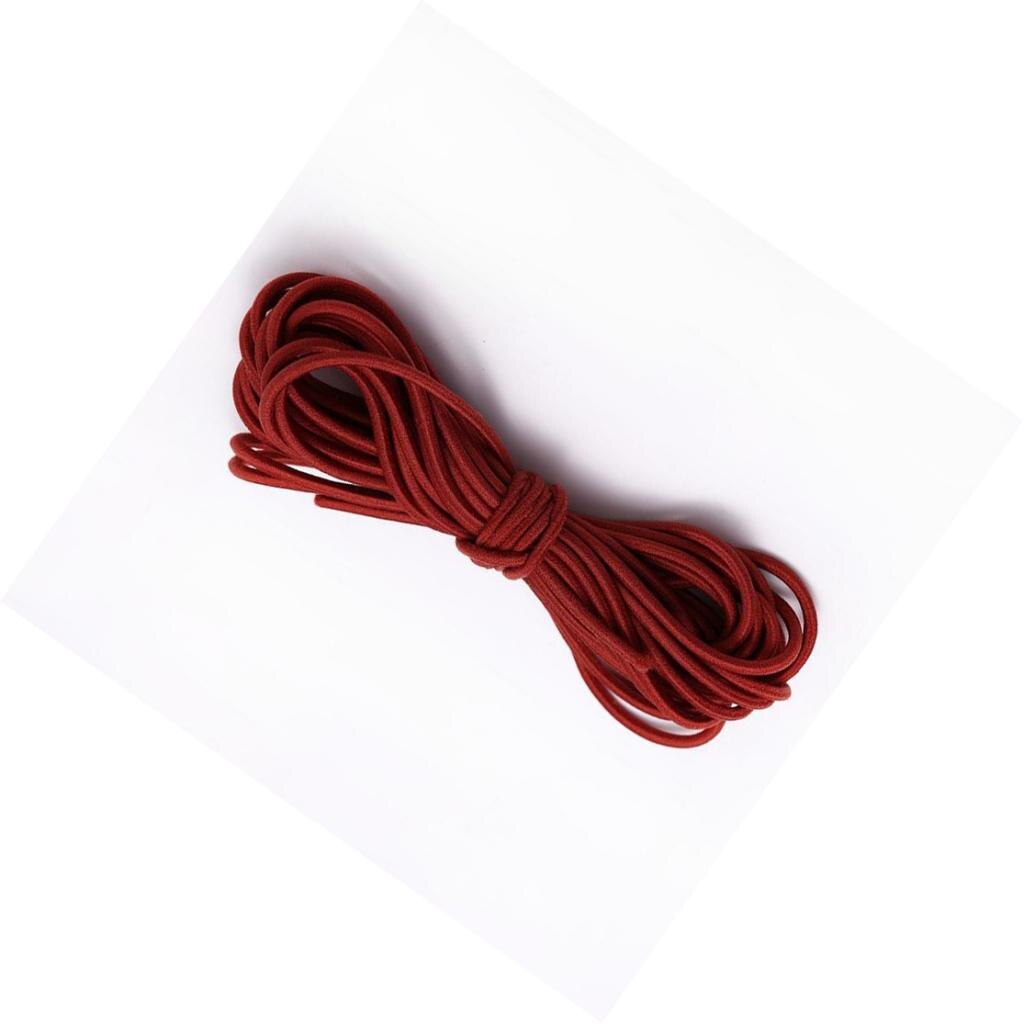 5M 5.5 Yards Elastic Cord Sewing Accessories 2.8mm Diameter Stretch Bungee Cord: Rusty Red