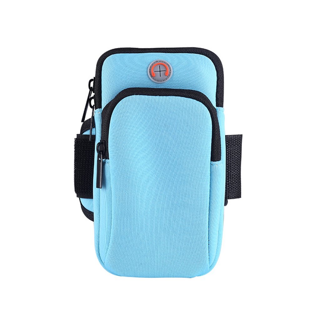 4-6 Inch Mobiele Telefoon Waterdichte Ademend Arm Bag Ademende Stof Oortelefoon Gat Reservering Geen Langer Verspreide 1 Pcs