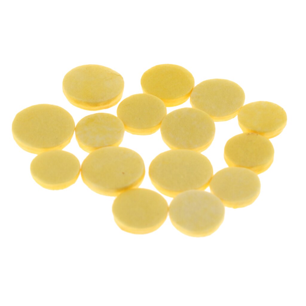 1 Set Yellow Piccolo Pads Mats DIY Woodwind Instrument Parts