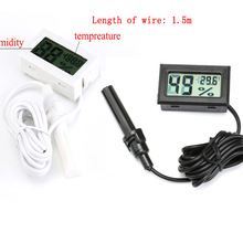 Professionele Mini Lcd Digitale Thermometer Hygrometer Vochtigheid Temperatuur Vocht Sensor Meter Temperatuurmeter Indoor Probe