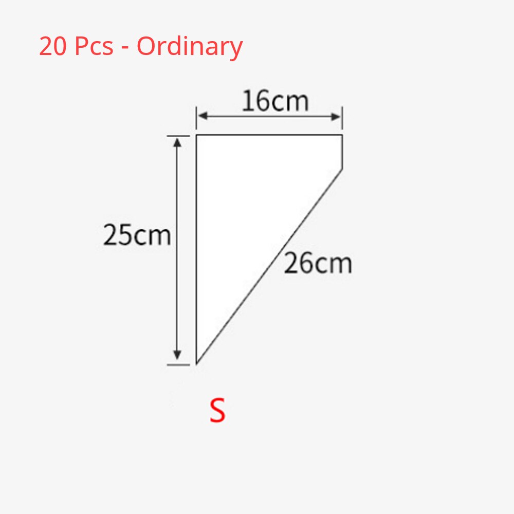 20/100Pcs Gebak Zakken Taart Decoratie Keuken Icing Voedsel Voorbereiding Zakken Cup Cake Piping Gereedschap Voor bakken Dikker: 20Pcs Ordinary S