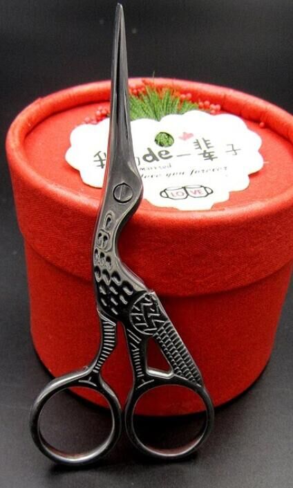 TH zy 1.75usd 1 Pc Vintage Stainless Steel Embroidery Sewing s Crane Shape Stork Shears Cross Stitch Scissors