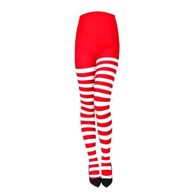 Medias a rayas rojas y negras para mujer, medias largas hasta el muslo para de Navidad, maquillaje, decoración de graduación, disfraz de Cosplay: Azul cielo