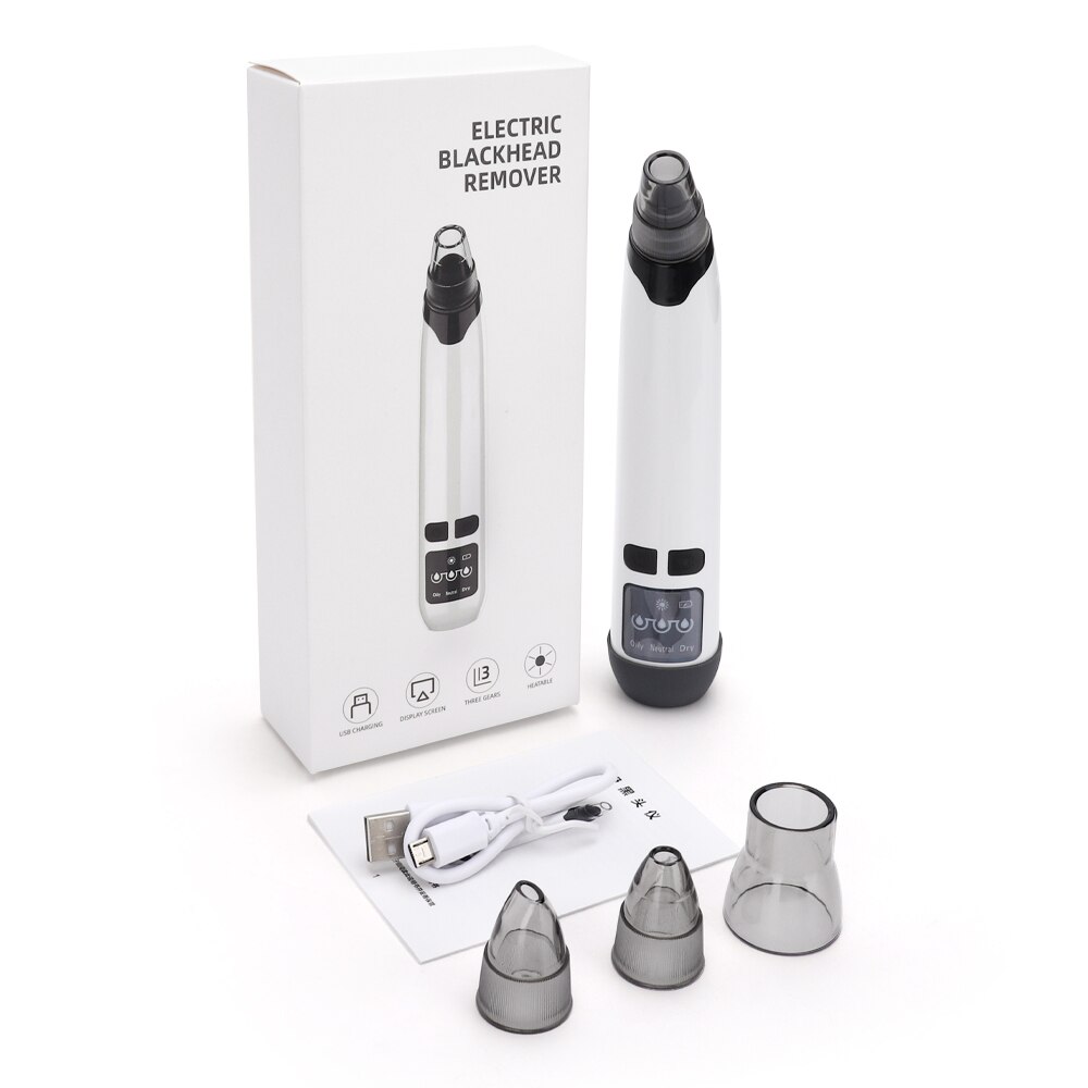Face Blackhead Remover Vacuum Acne Pore Pimple Removal Electric BlackHead Vacuum Cleaner Facial Skin Care Tool: Default Title