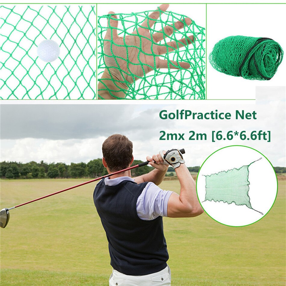 Golf Net Practice Training Aid Driving Impact Screen Netting Heavy Duty Sport Polyethylene Golf Practice Net