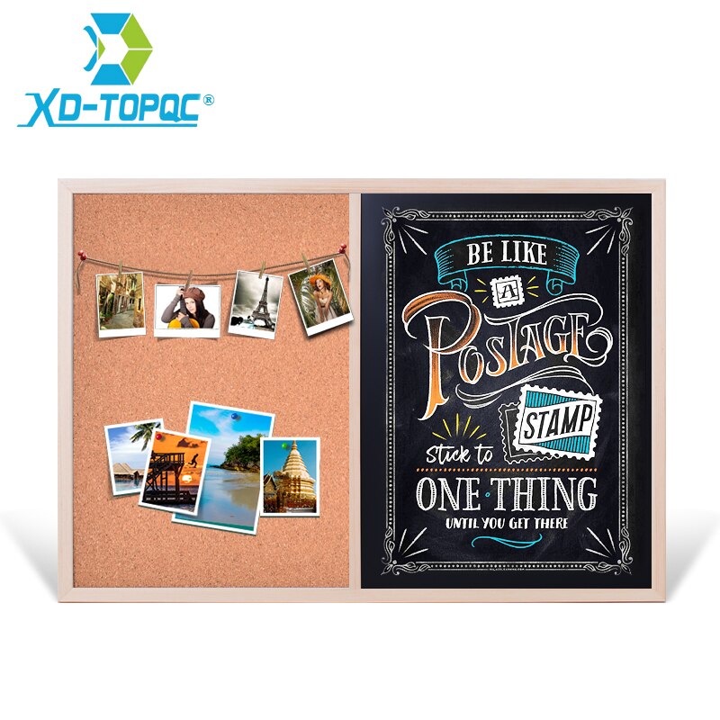 60*90cm Combination Magnetic Blackboard Cork Board 24&quot;x35&quot; Restaurant Office Krijtbord Chlakboard Pizarra Note Message Boards