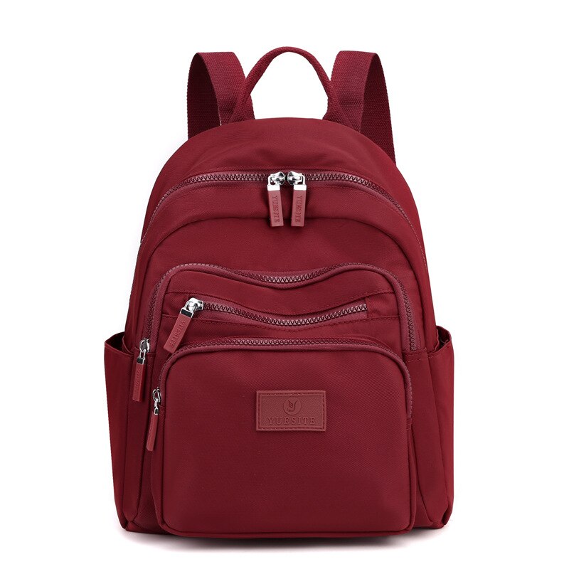 Zaini da donna multistrato di moda borsa per libri leggera per studenti zaino da viaggio in Nylon impermeabile zaino per scuola per ragazza adolescente