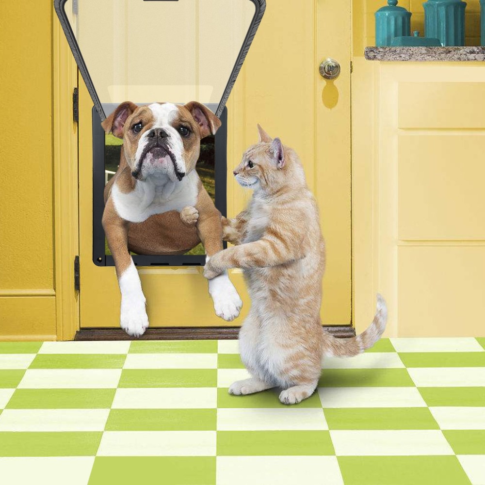 Deur Veilig Hond de Deur Huisdier Tool Puppy Hond Pup Kat Felis Dieren Doghole Hond-Tunnel Flap Entry Frame Veilig gate Deur Cathole