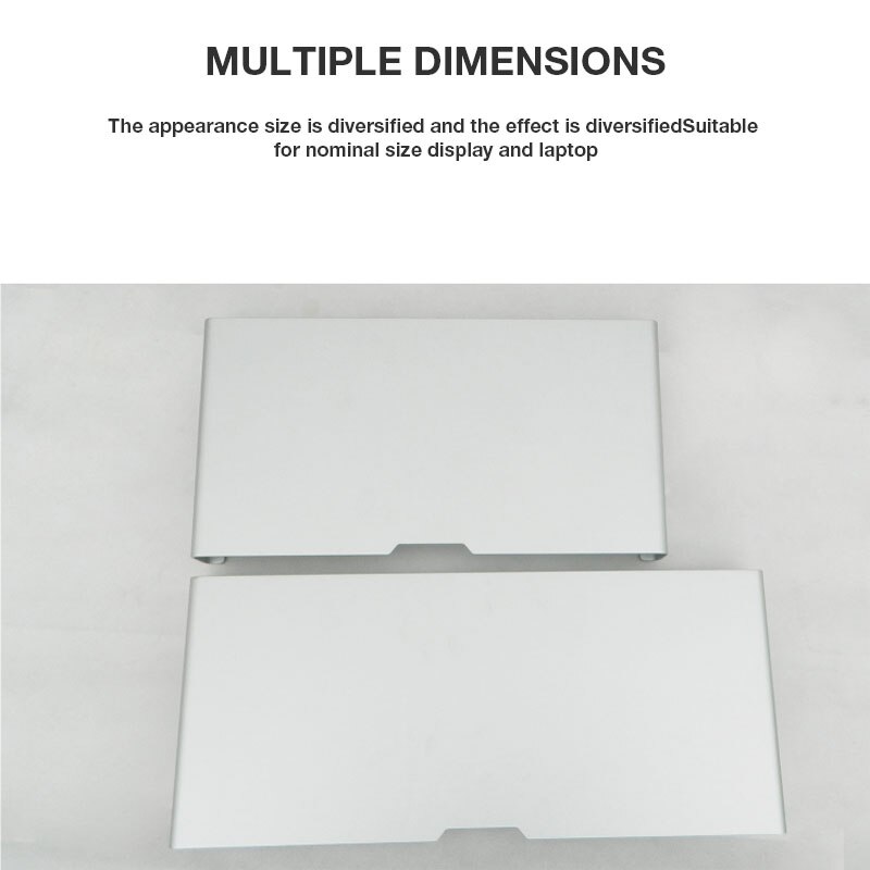 Aluminium laptopstandaard bureau dock houder beugel voor apple imac/tablet/macbook pro/pc/notebook basis draagbare computerstandaard
