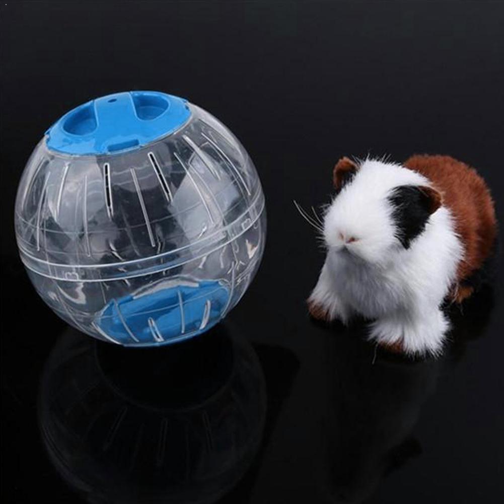 Lille kæledyr kørebold plast grundstødning jogging hamster hamster forsyninger tilbehør kæledyrsøvelse legetøj lille  e1 q 8