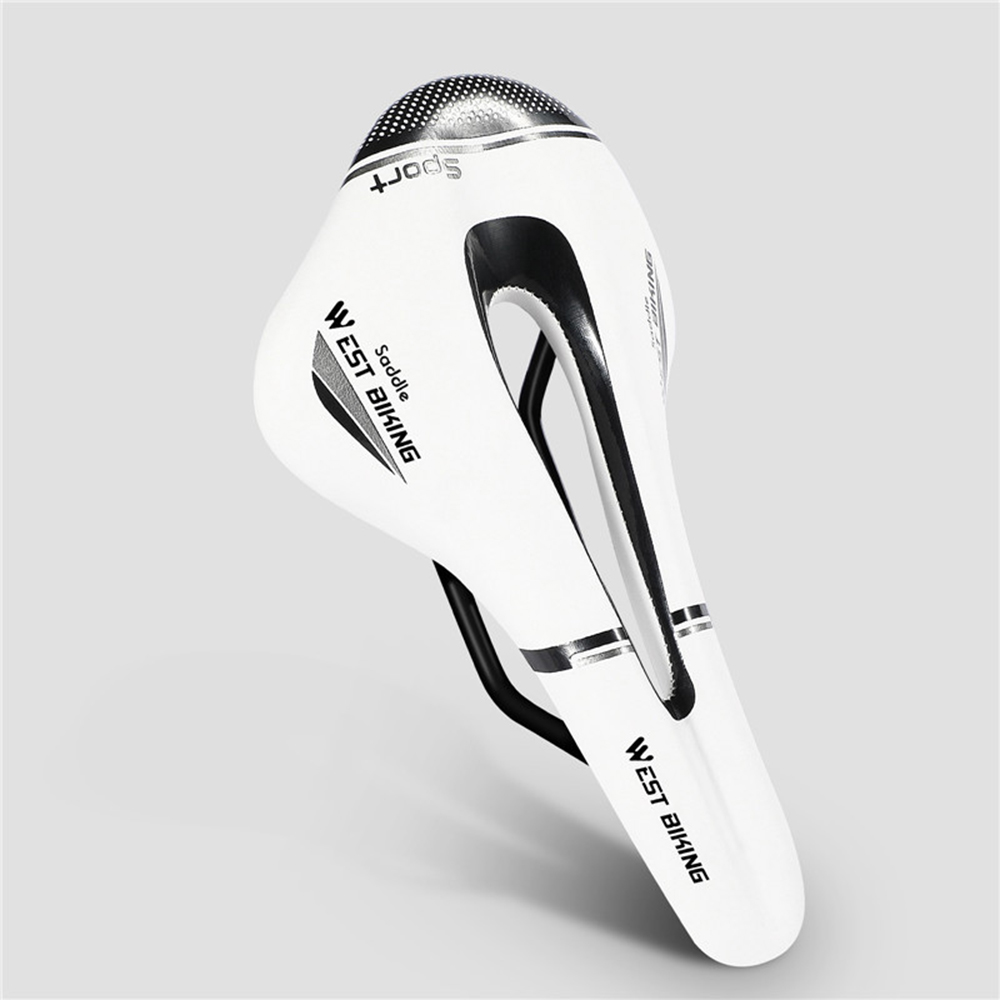 Selle de vélo 3D Anti-prostate, pièces de rechange pour vtt et vélo de route, cyclisme confortable: White