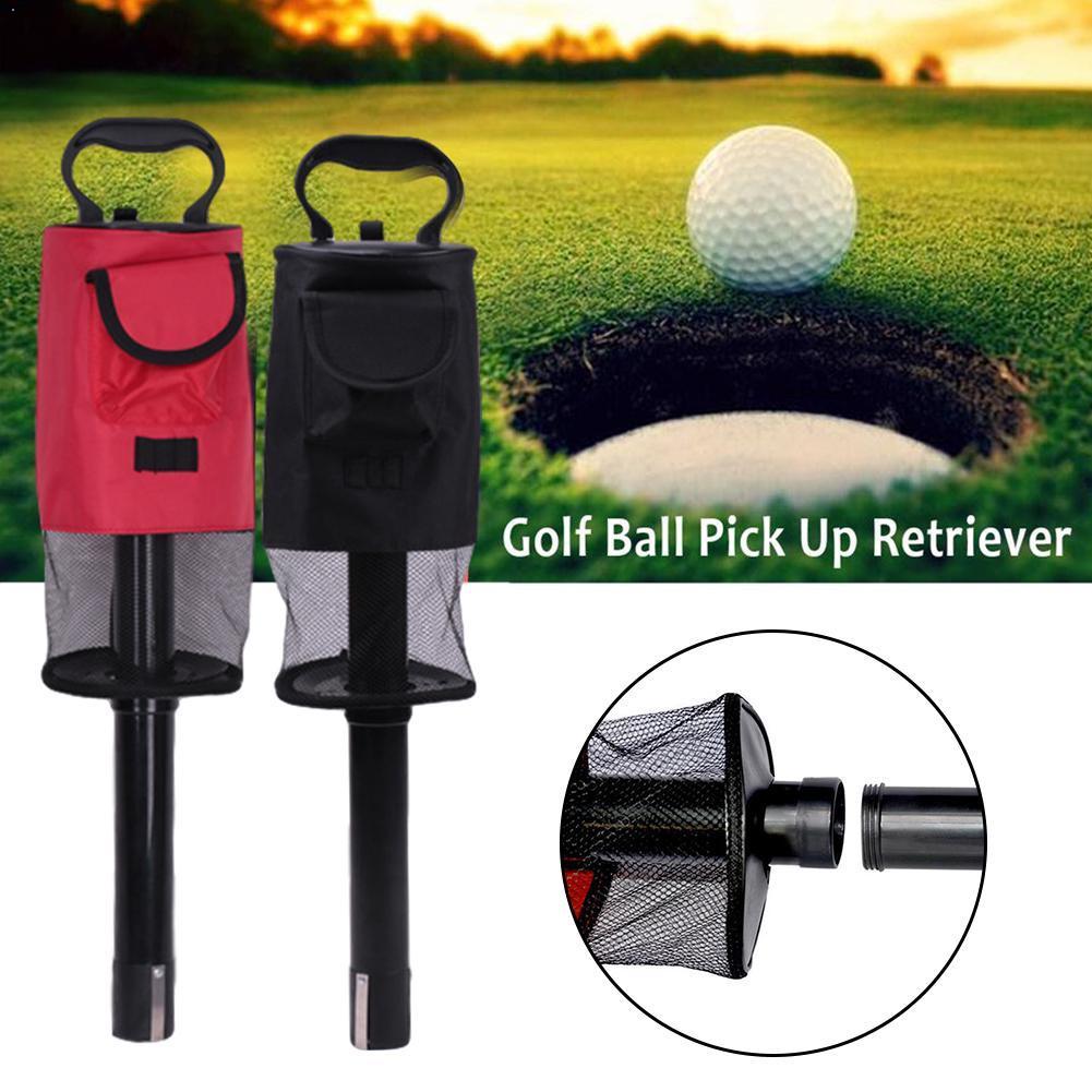 Golfbal Pick Up Shag Tas Houder Met Plastic Buis Picker Golf Grabber Retriever Levert Z4M3