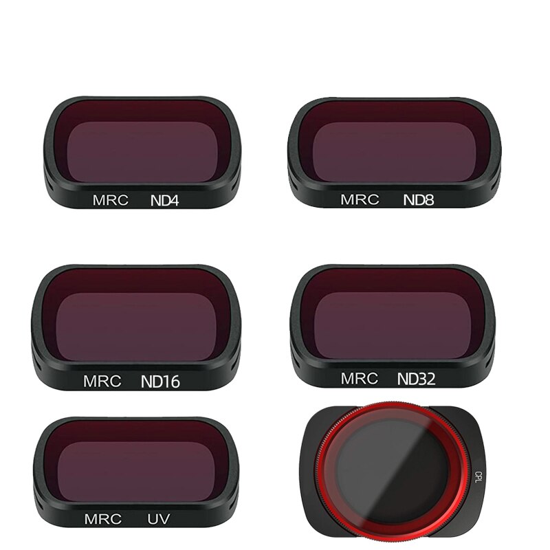 Kit de filtres pour Xiaomi Fimi Palm 1/2/Pro, accessoires Polar CPL ND/PL4 8 16 32 UV Macro Close-UP ND ND2-5 ensemble réglable: 6in1 Mix