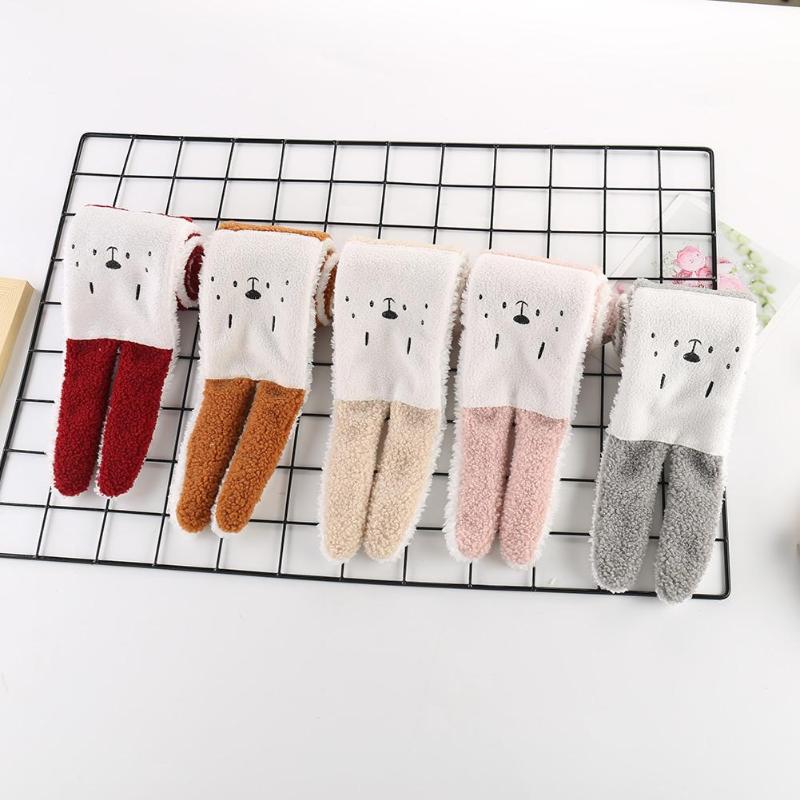 Bufanda cálida bebé niños invierno imitación piel de cordero otoño invierno cálido Collar chal bufandas Niños Accesorios para 0-3 años bebé