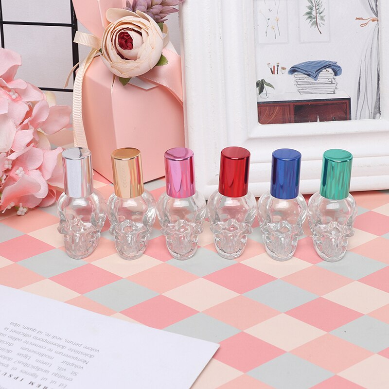 Mini Essentiële Olie Stalen Roller Glazen Parfumflesjes Goud Zilver Zwart Reiziger Lege Hervulbare Flessen Opslag Container