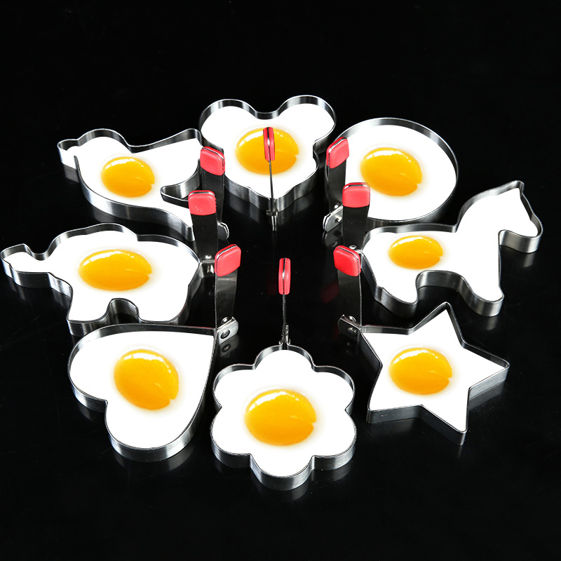 Omelette moule Omelette décoration Omelette crêpe cuisson amour forme outil cuisine accessoires outil 4/3/2 acier inoxydable métal